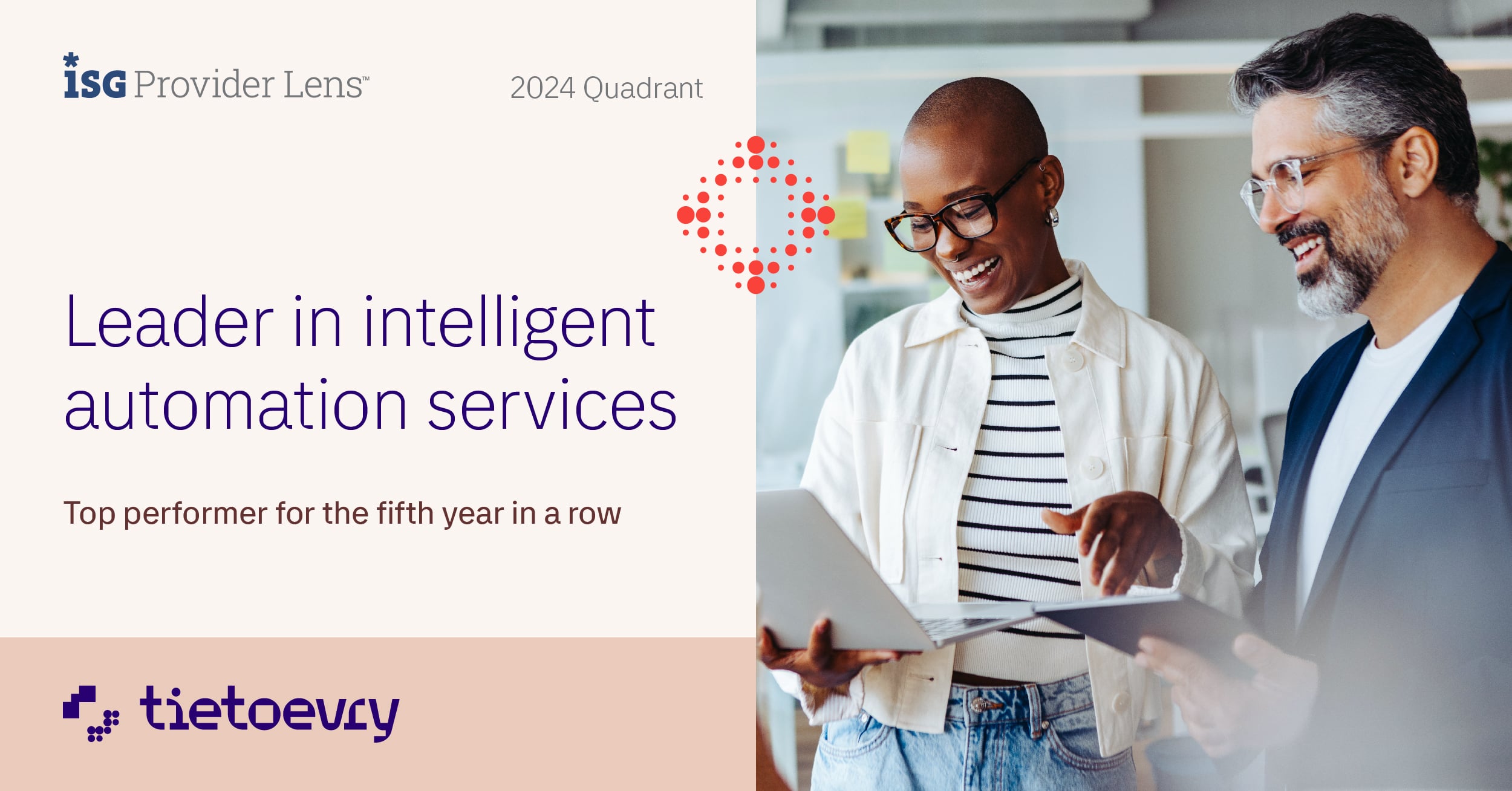 Leader in Intelligent Automation Services ISG report 2024
